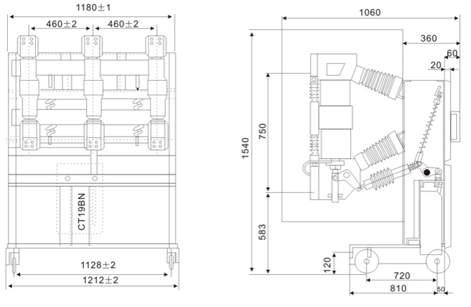 ZN23-40.5真空斷路器