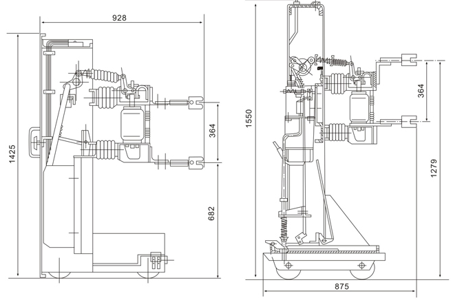 KYN1-12 真空斷路器手車